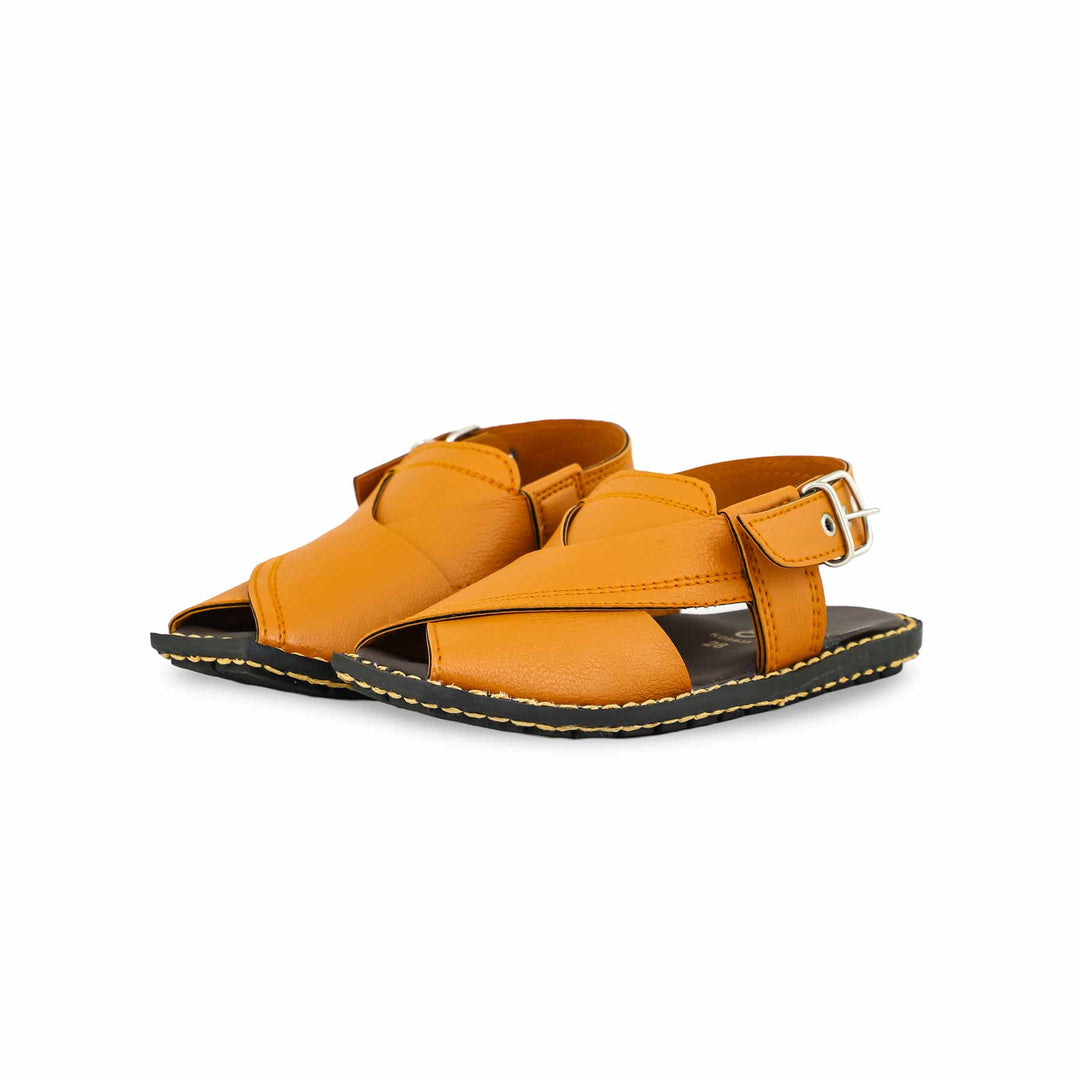 Boys Mustard Peshawari Chappal KD9935