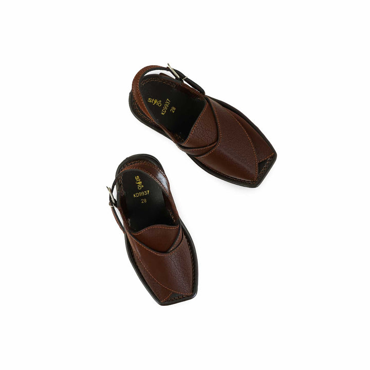 Boys Brown Peshawari Chappal KD9937