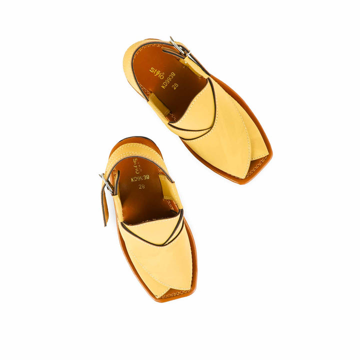 Boys Mustard Peshawari Chappal KD9938