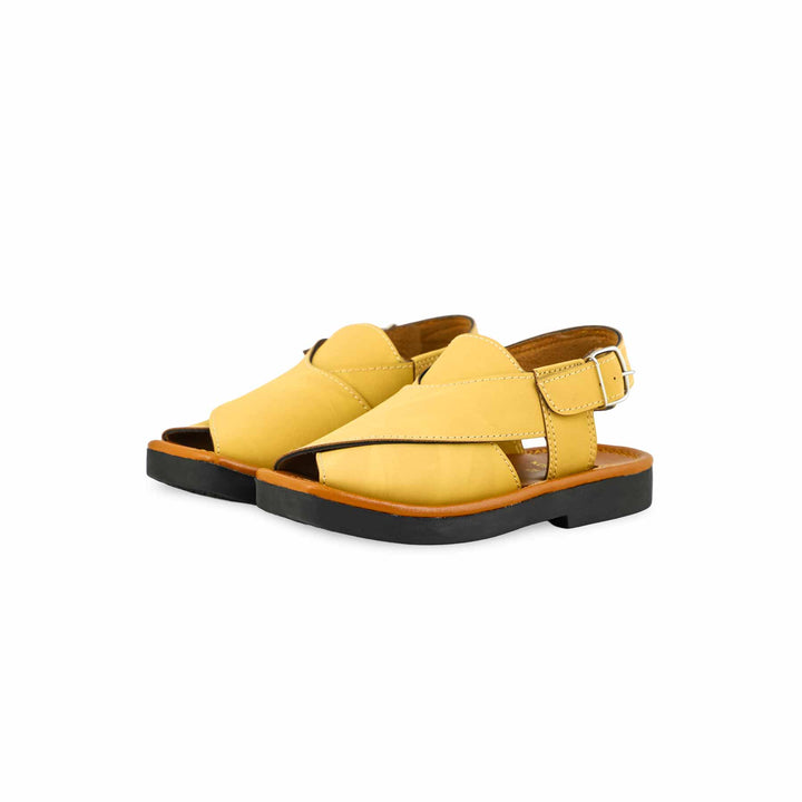 Boys Mustard Peshawari Chappal KD9938