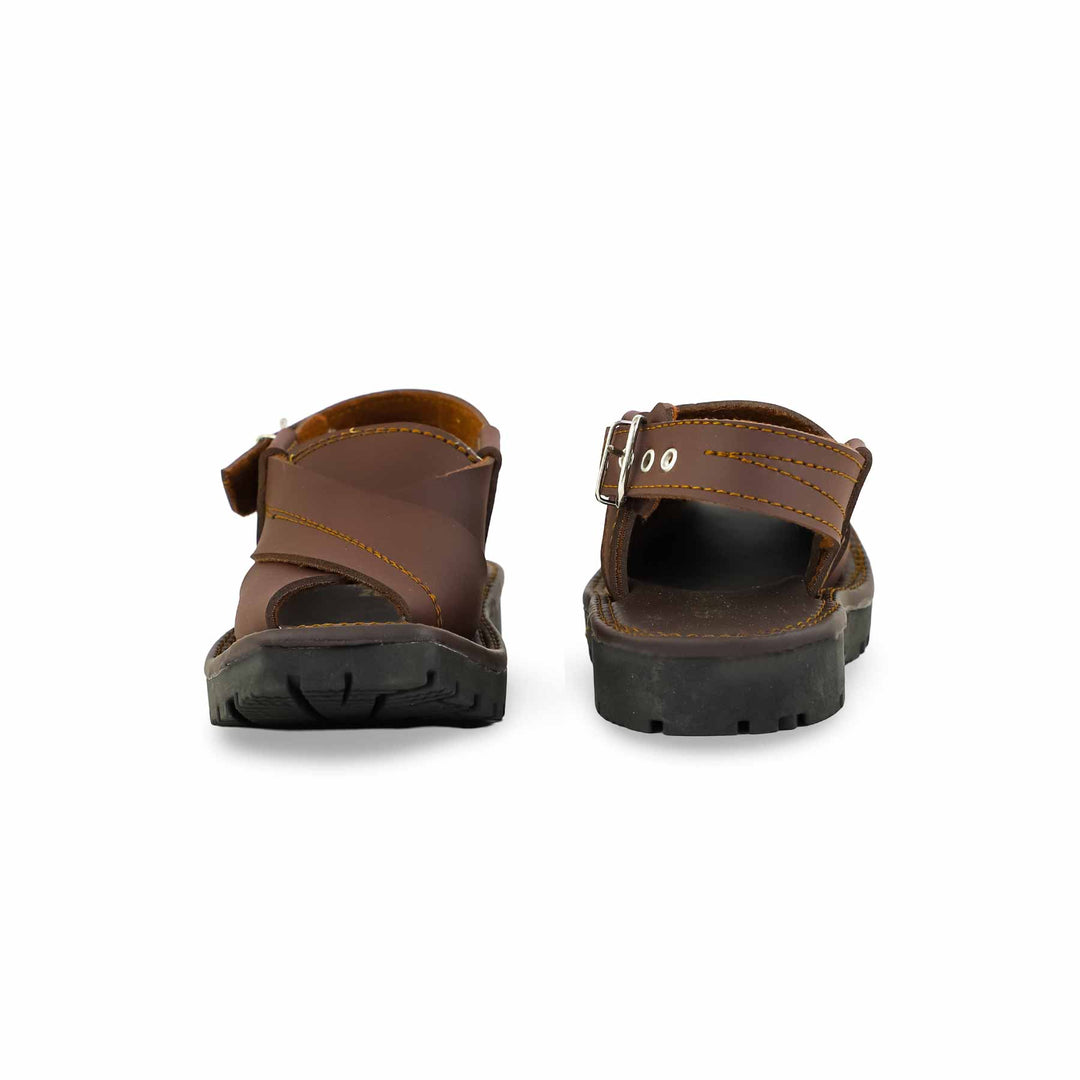 Boys Brown Peshawari Chappal KD9944