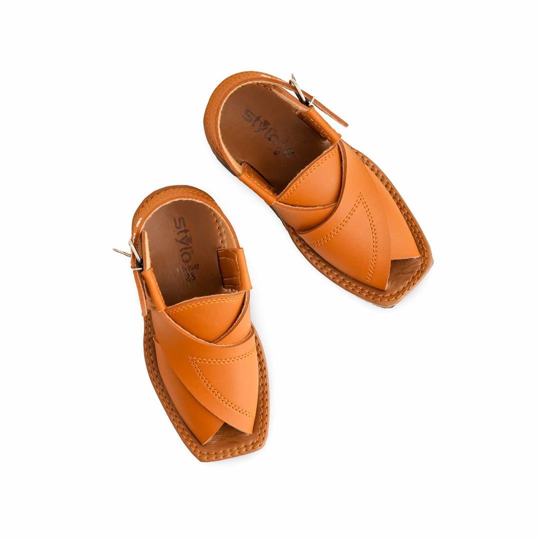 Boys Mustard Peshawari Chappal KD9947
