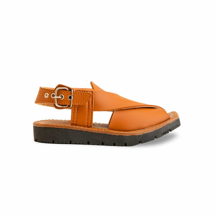 Boys Mustard Peshawari Chappal KD9947