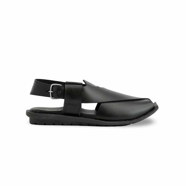 Boys Black Peshawari Chappal KD9955