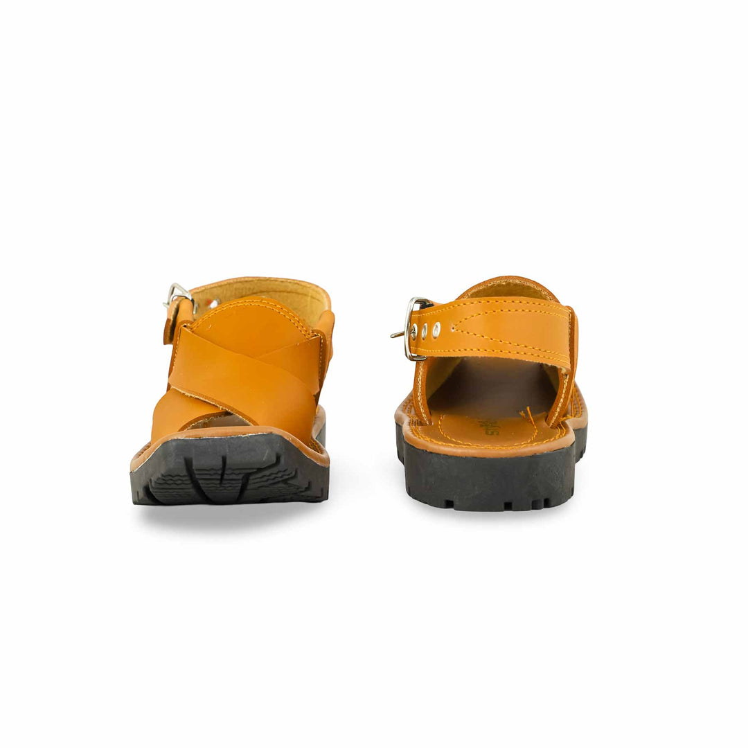 Boys Mustard Peshawari Chappal KD9958