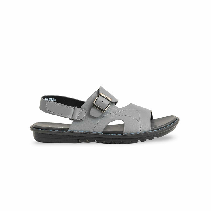 Boys Grey Formal Sandal KD9980