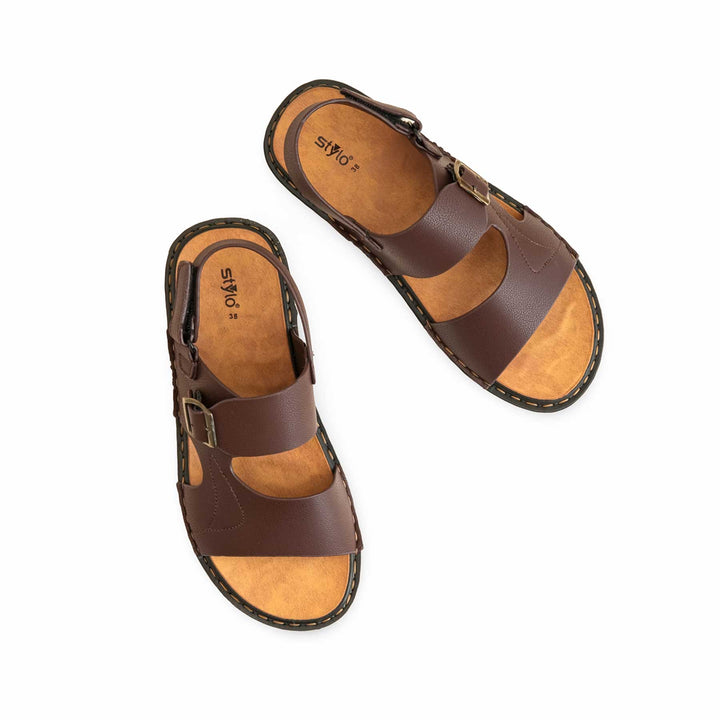 Boys Coffee Formal Sandal KD9980