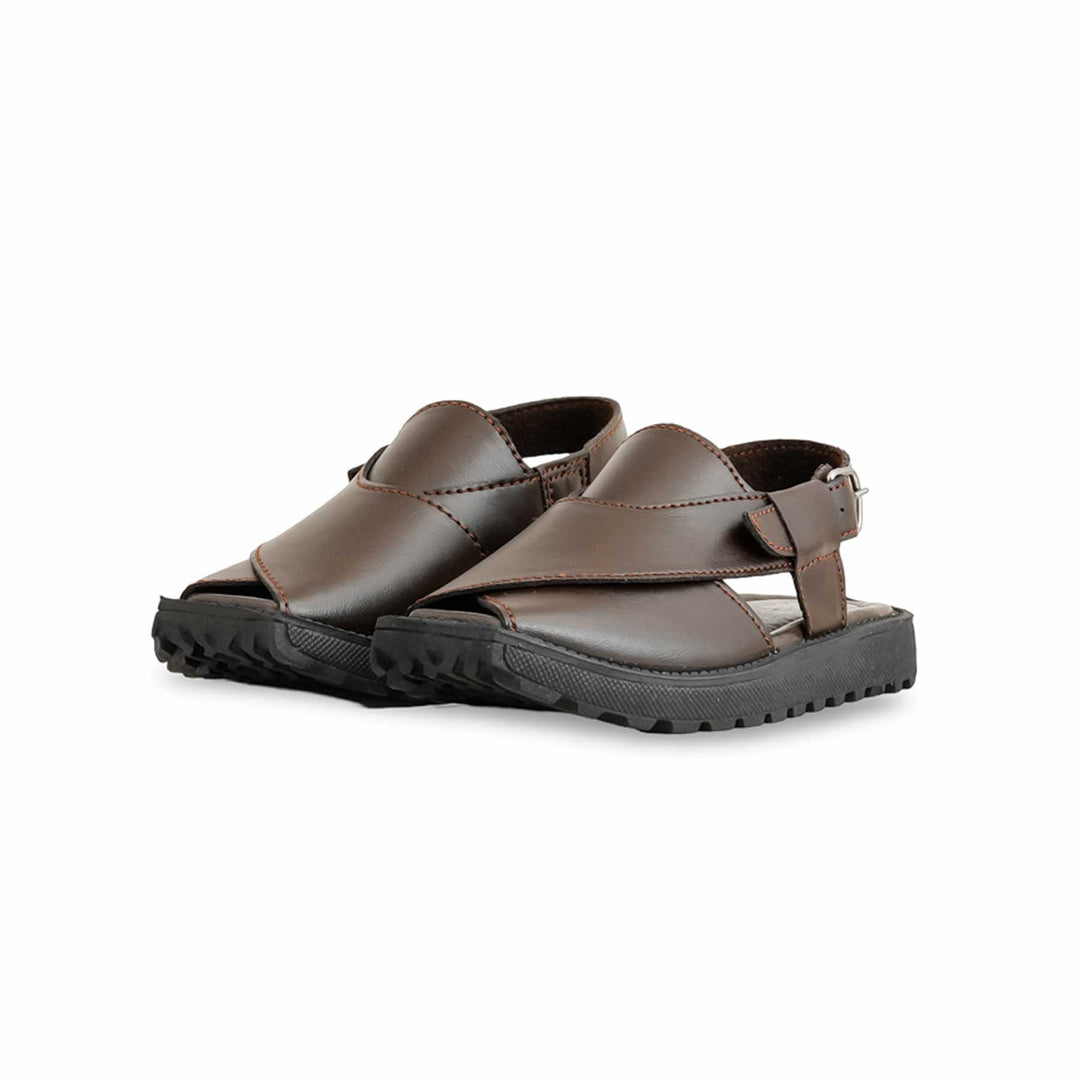 Boys Coffee Peshawari Chappal KD9992