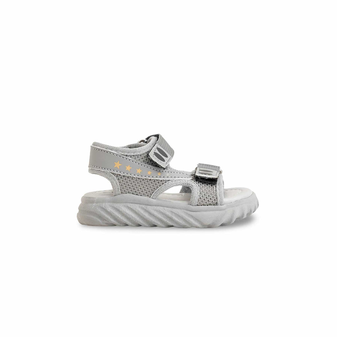 Boys Grey Casual Sandal KD9995