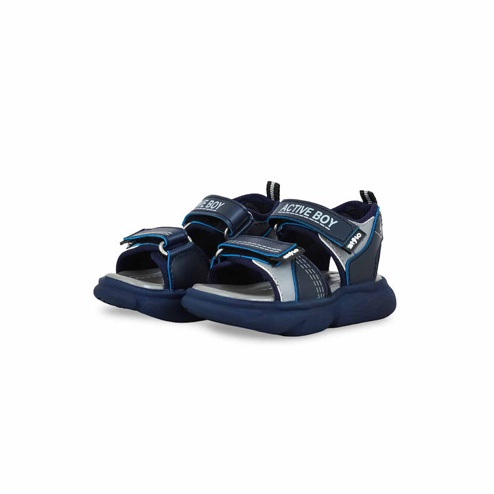 Boys Navy Casual Sandal KD9996