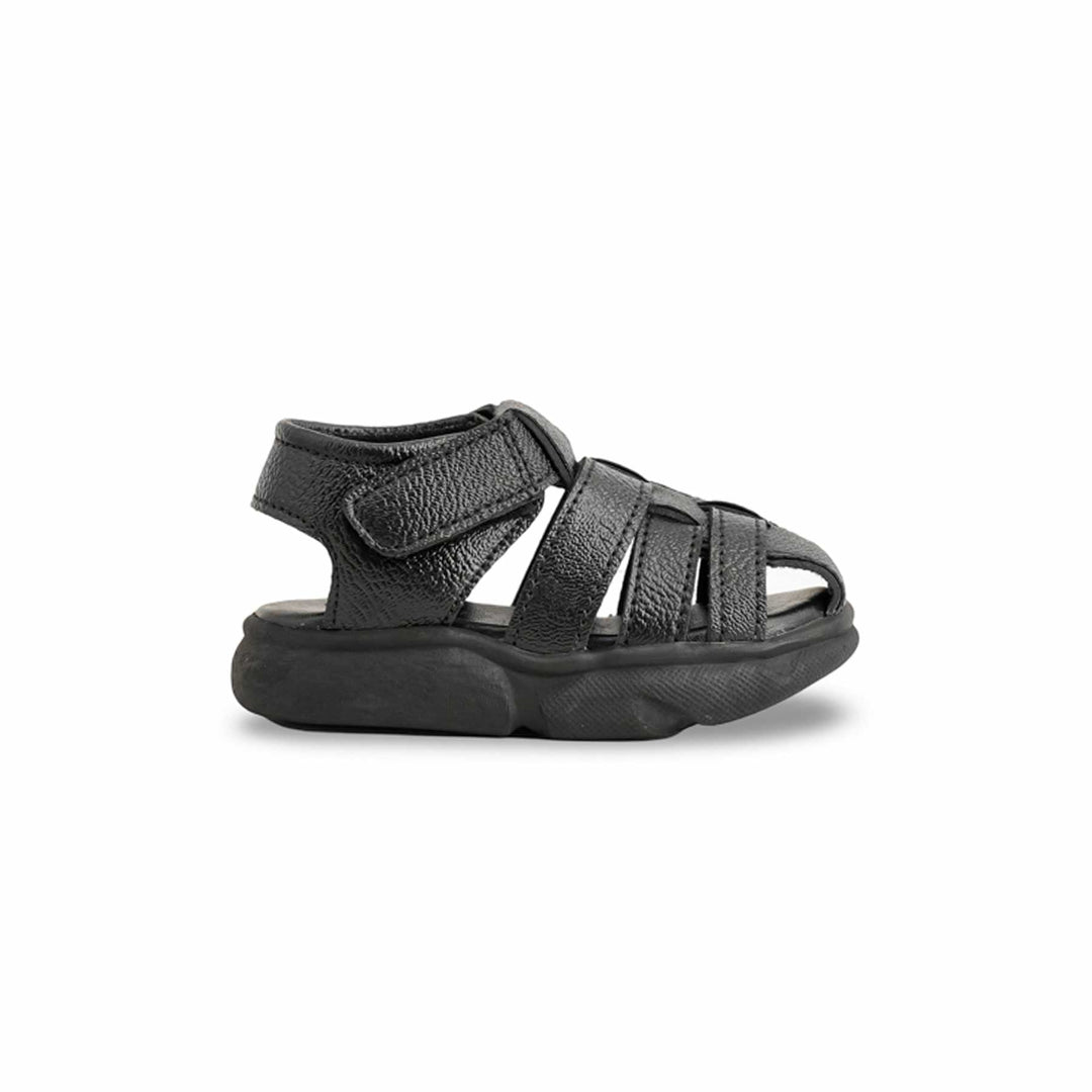 Boys Black Formal Sandal KD9999
