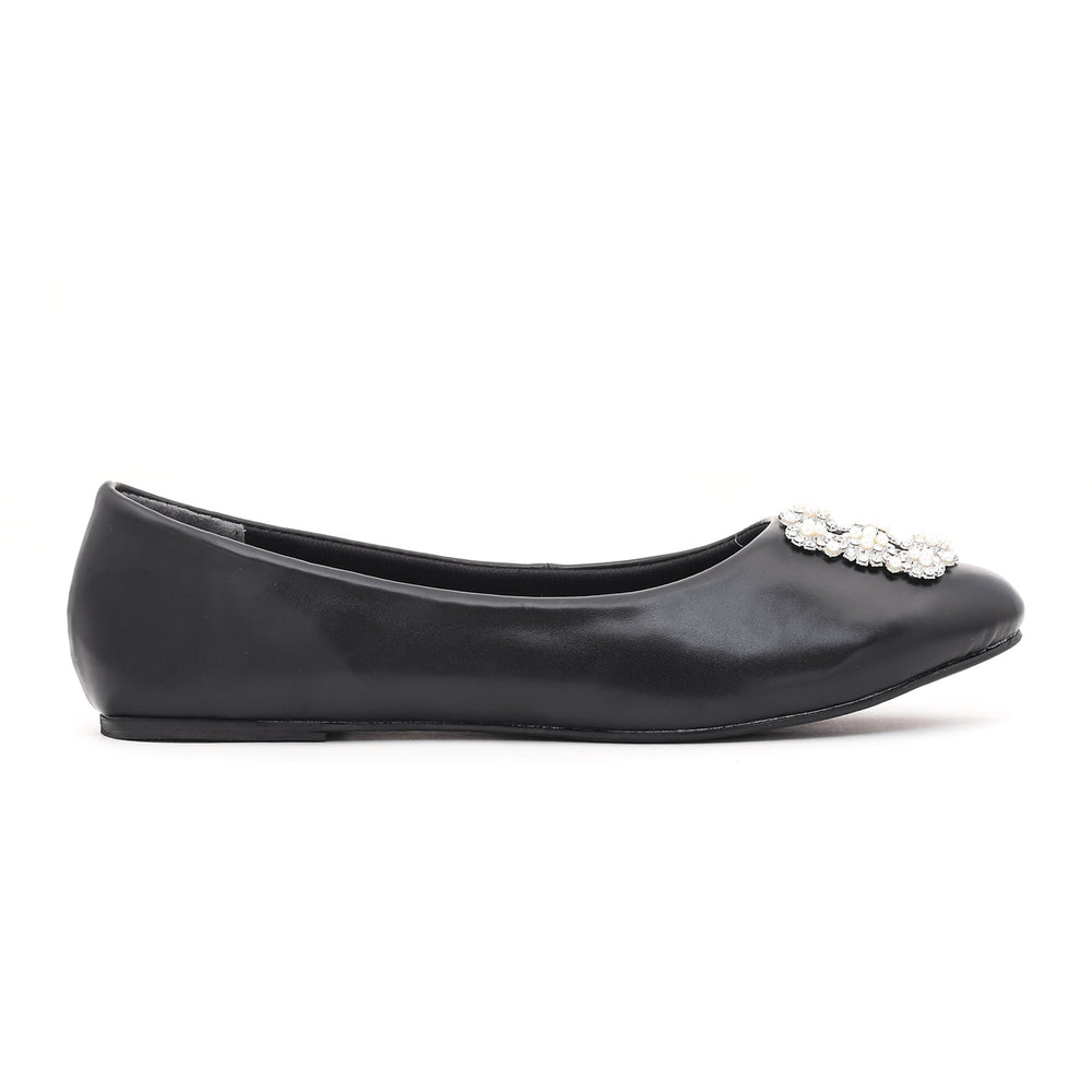 Black Winter Pumps LWN305