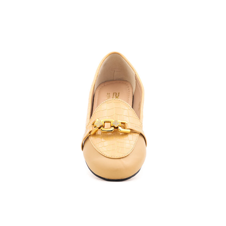 Beige Winter Pumps LWN407