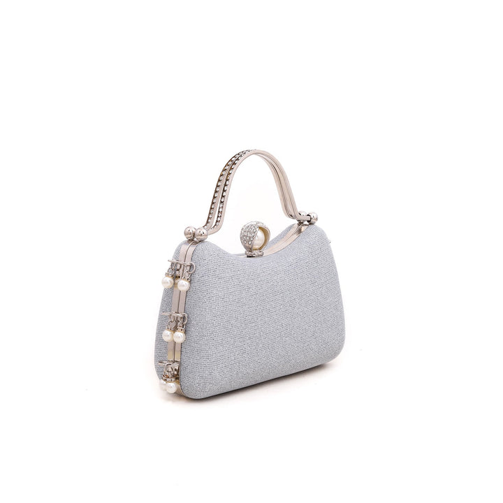 Silver Formal Clutch P15040