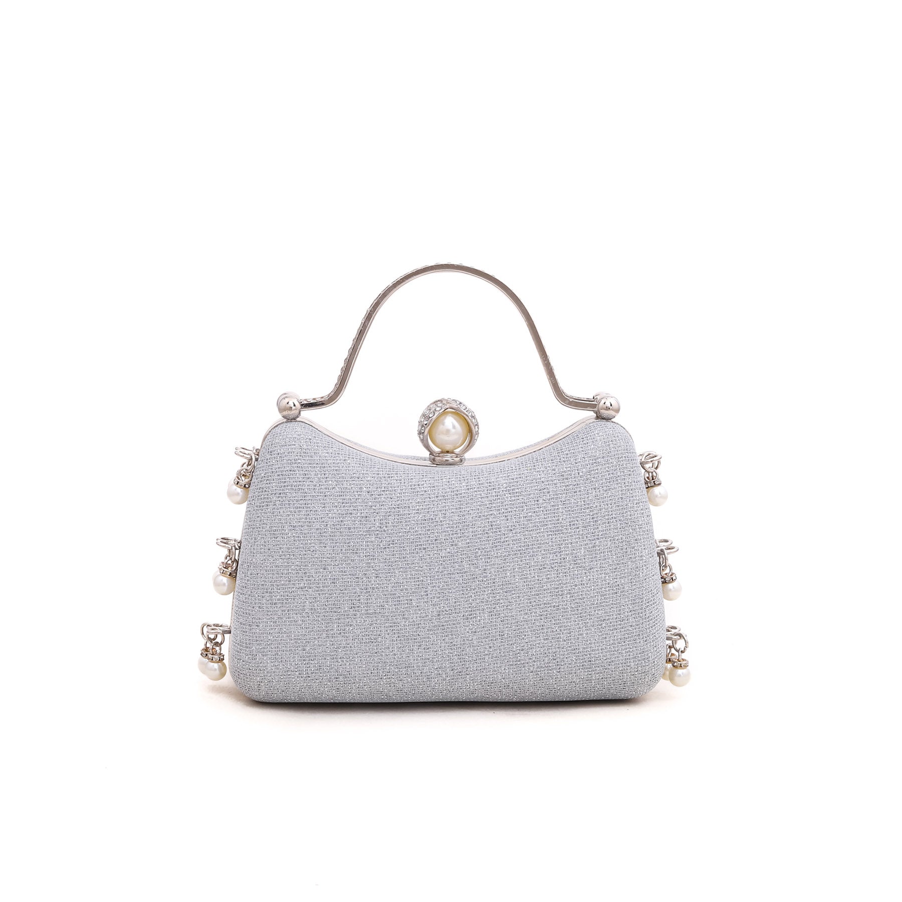 Silver Formal Clutch P15040