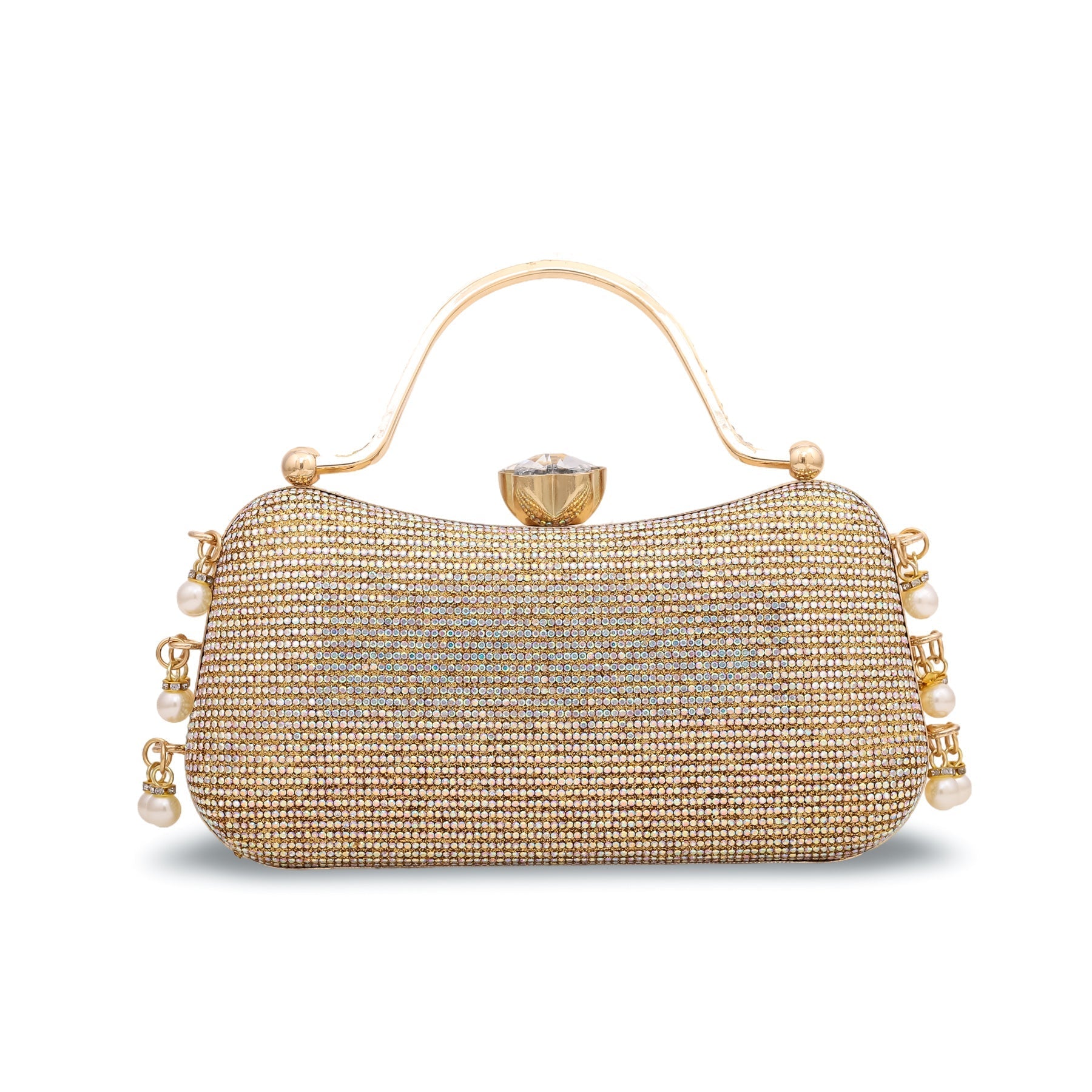 AB Golden Bridal Clutch P15064