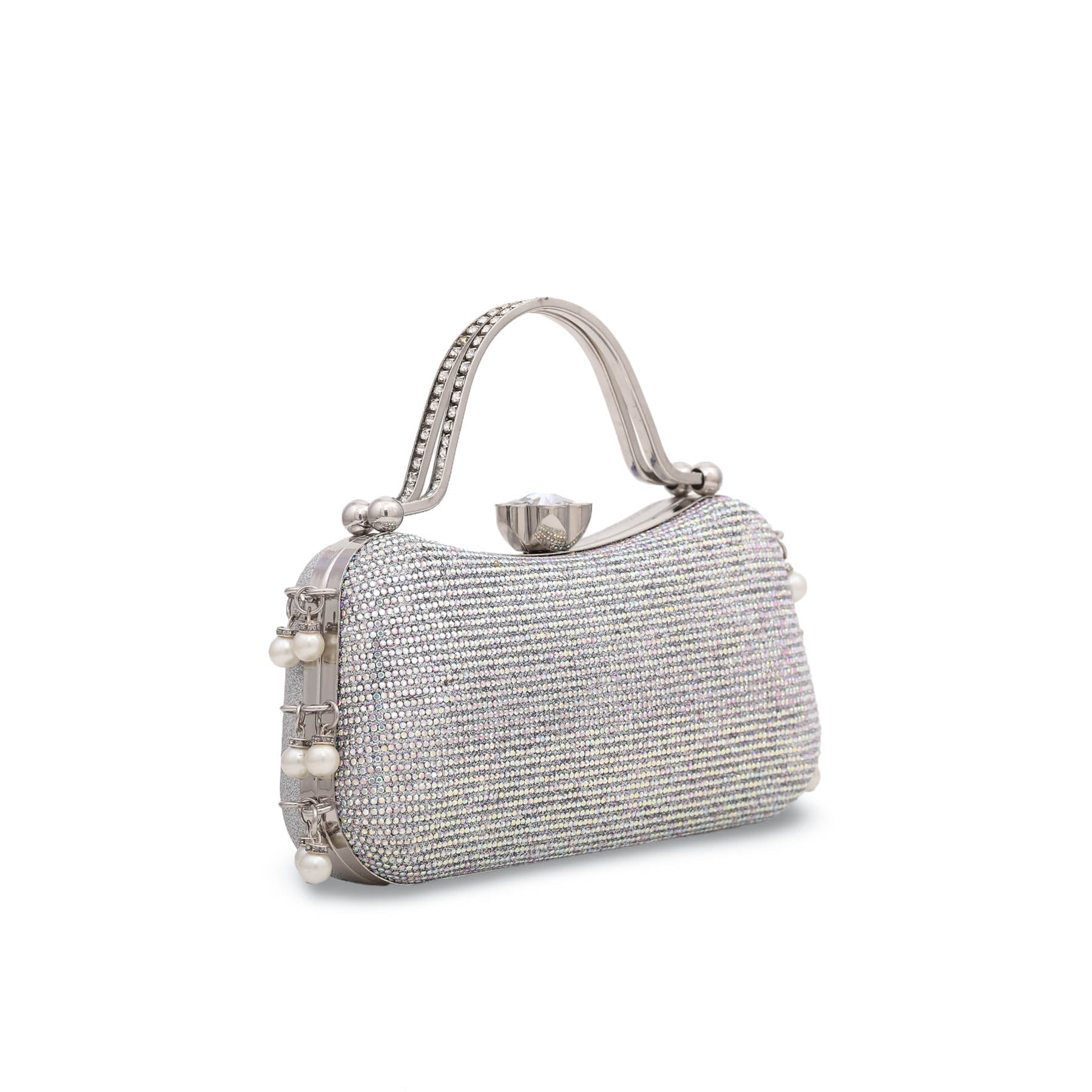 AB Silver Bridal Clutch P15064