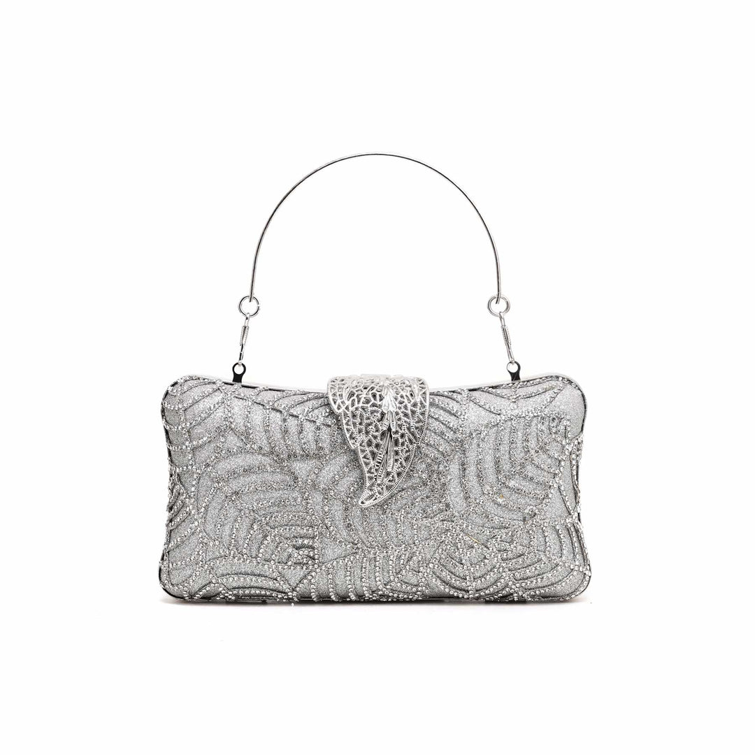 Silver Bridal Clutch P15265