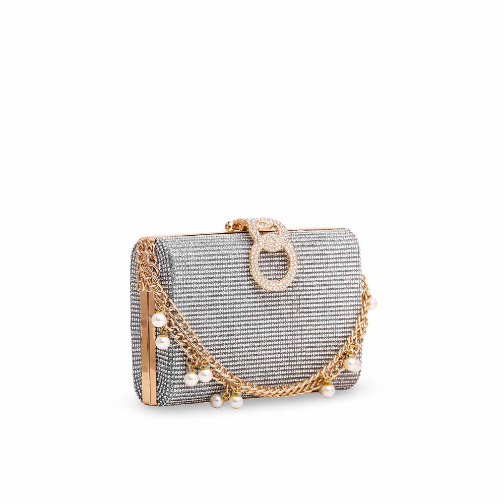 Silver Bridal Clutch P15271