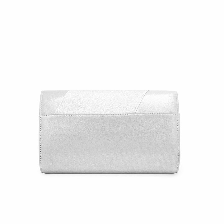 Silver Fancy Clutch P15324