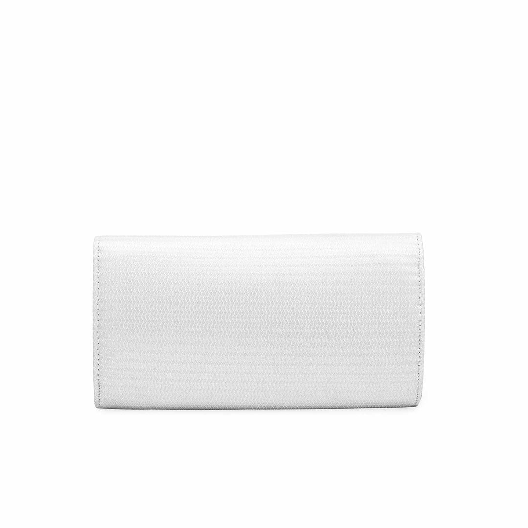 Silver Fancy Clutch P15329