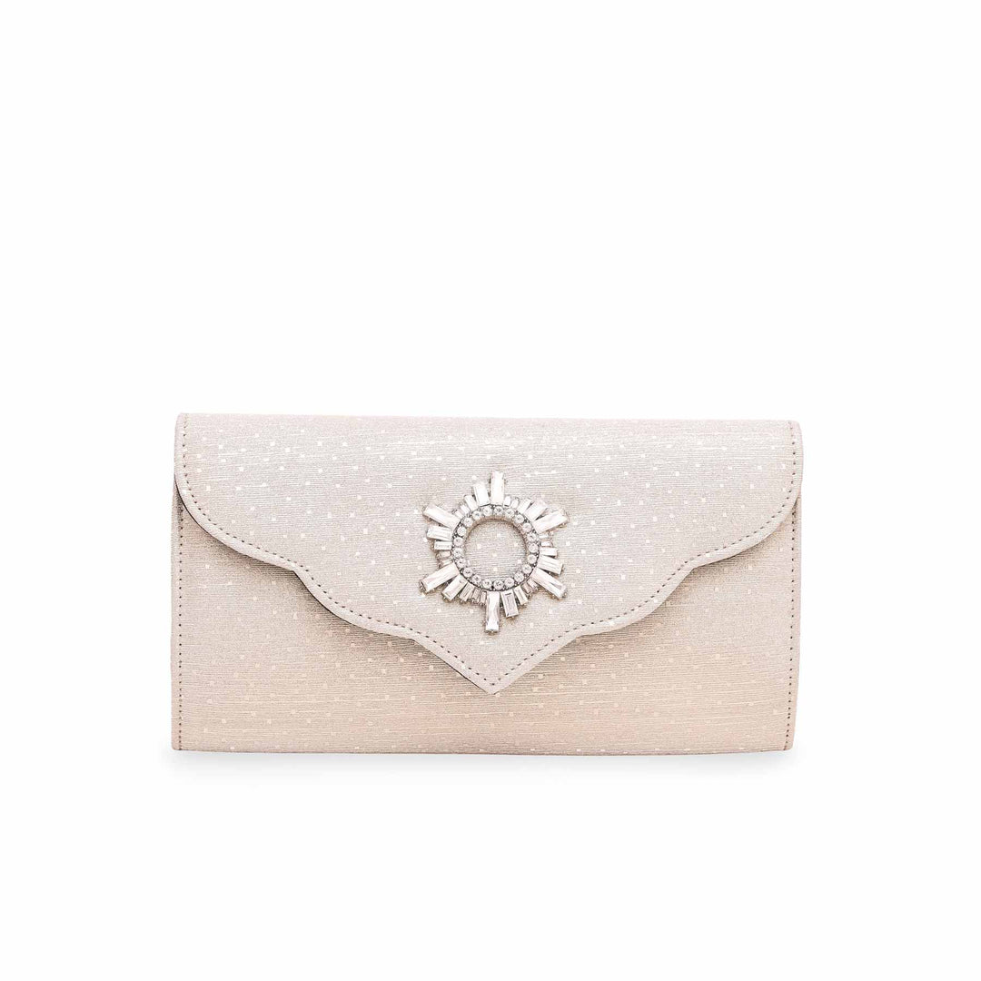 Champagne Fancy Clutch P15338