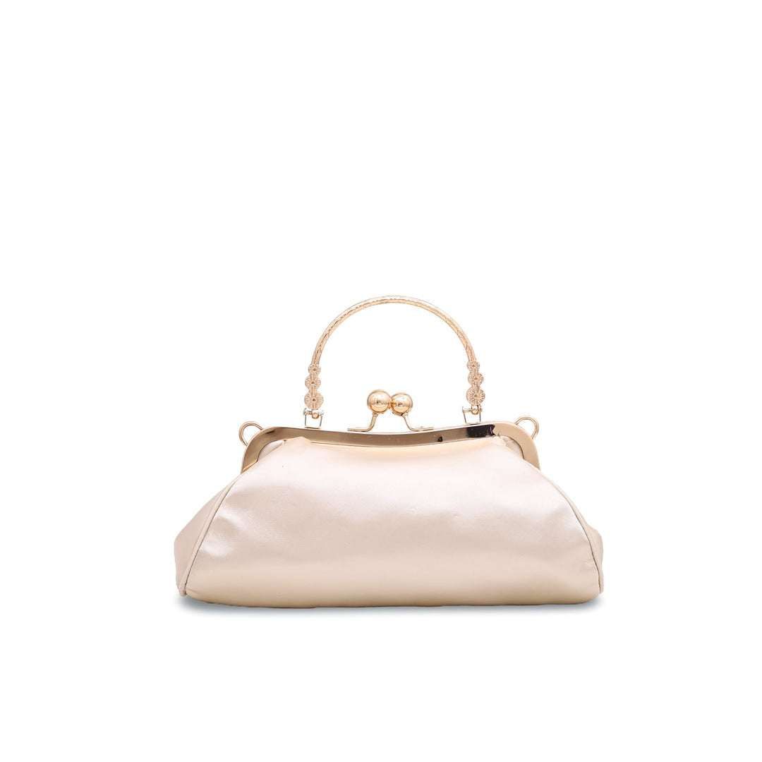 Beige Fancy Clutch P23836