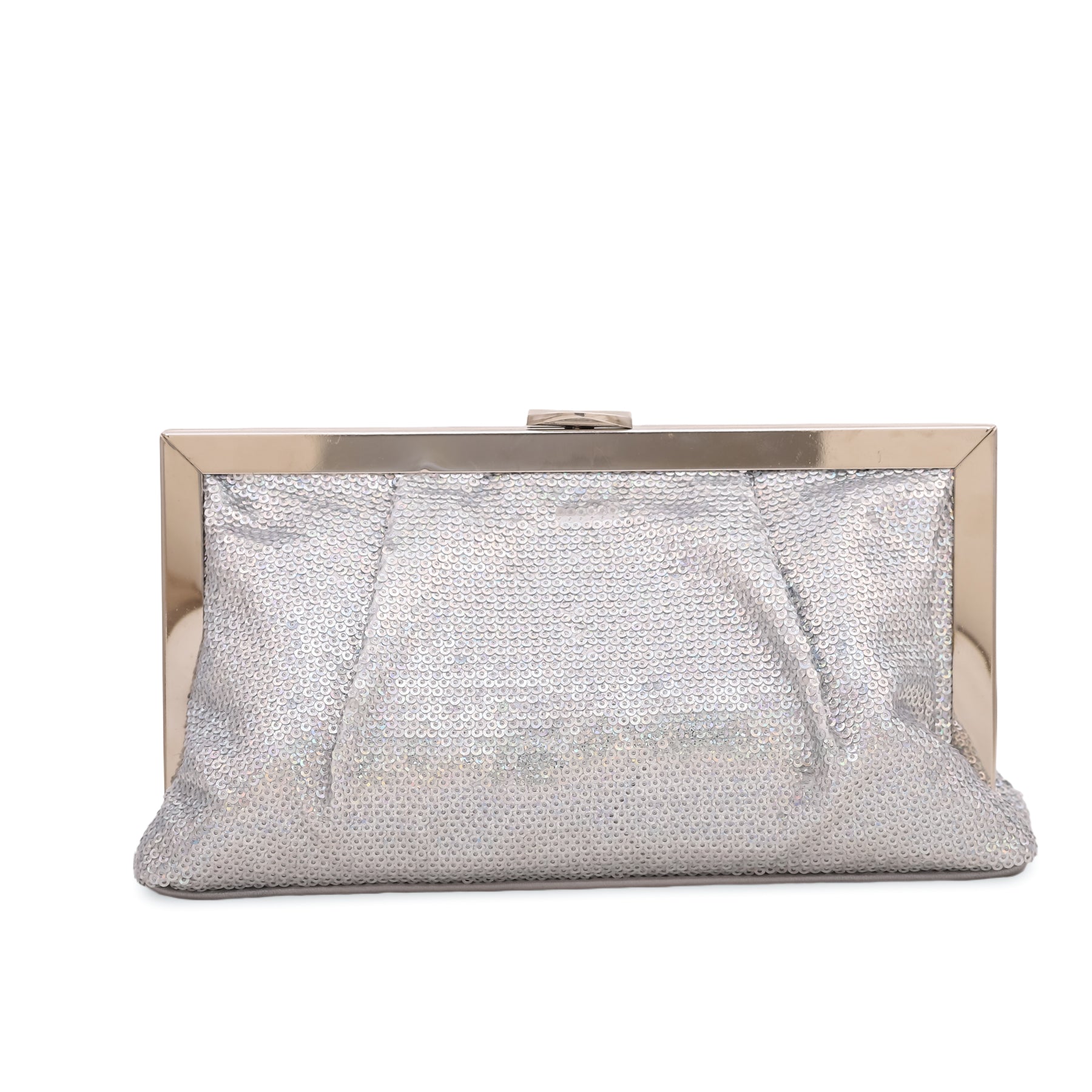 AB Silver Fancy Clutch P23837