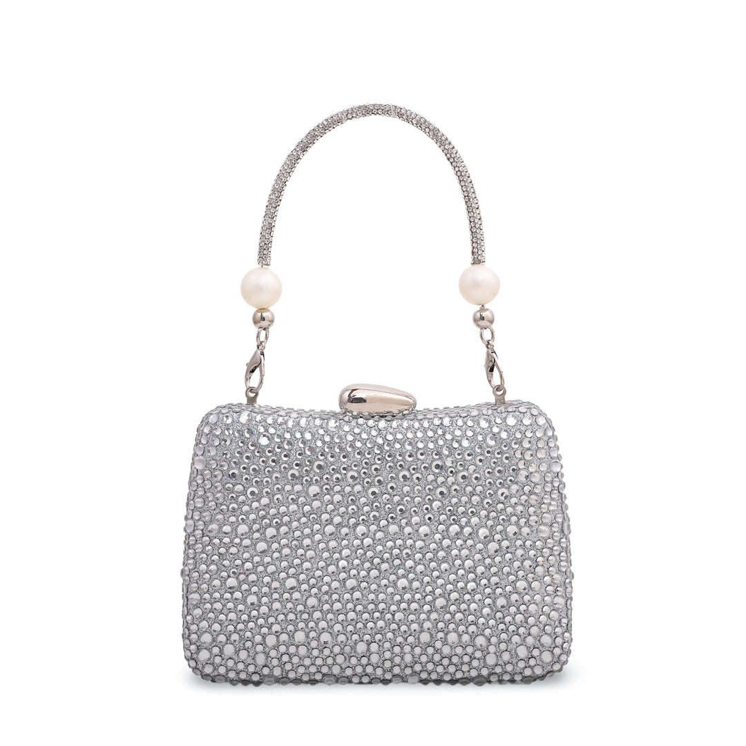 Silver Fancy Clutch P23841