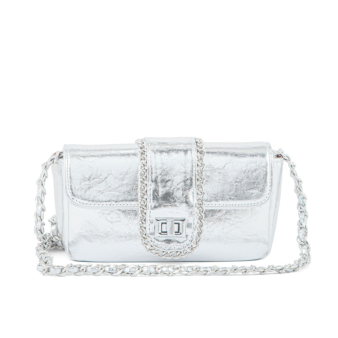 Silver Formal Clutch P24107