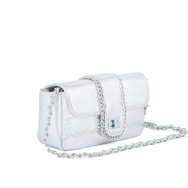 Silver Formal Clutch P24107