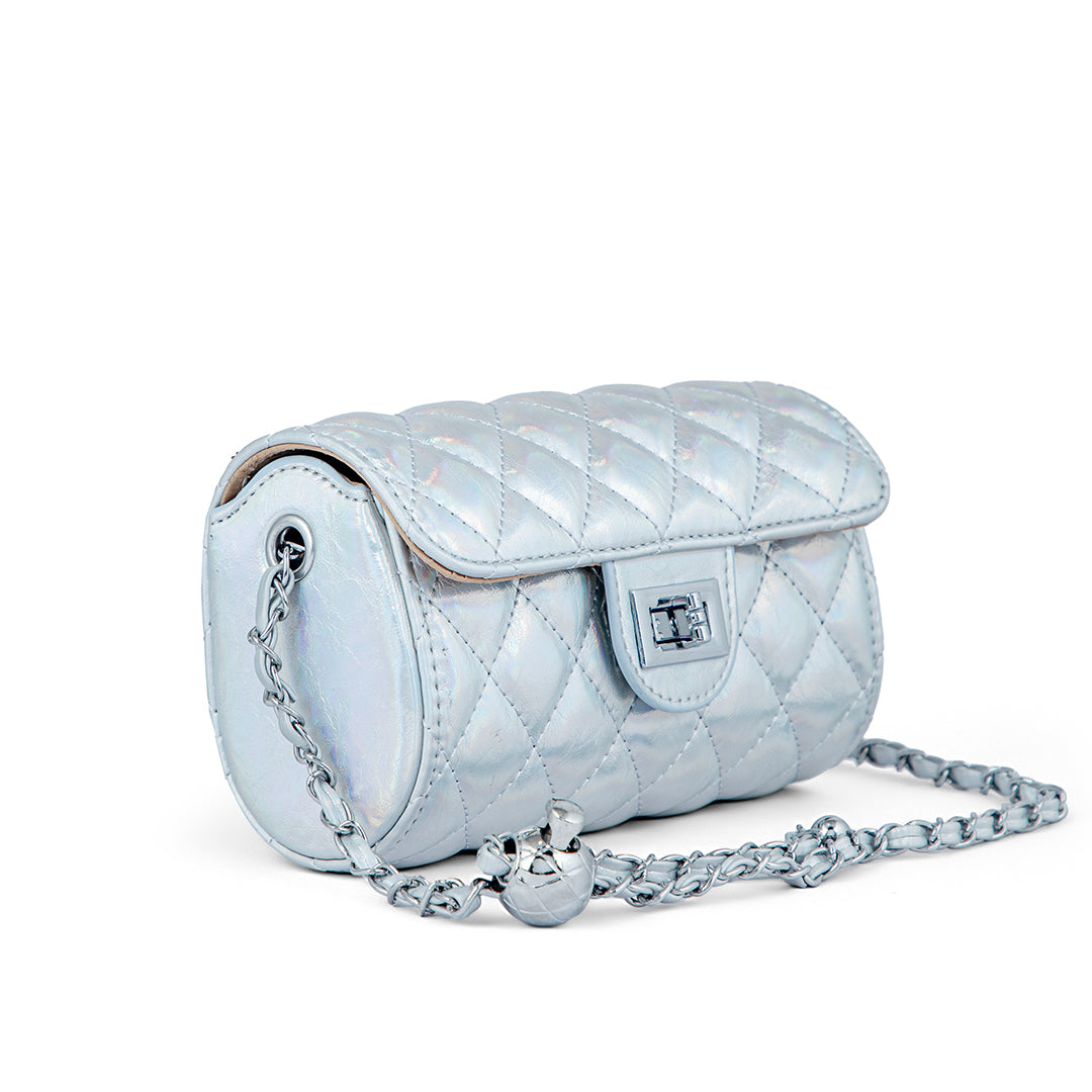 Grey Formal Clutch P24114