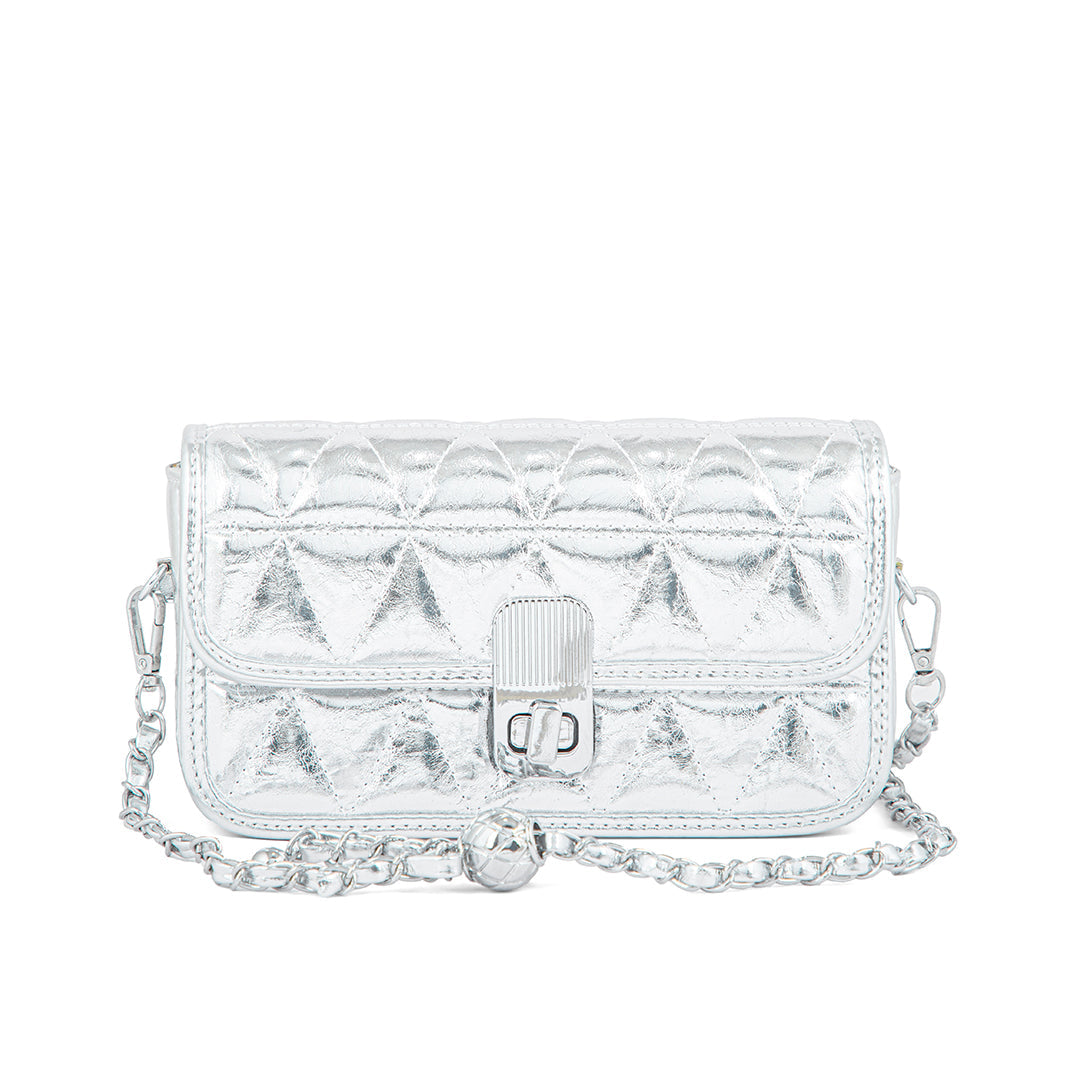 Silver Formal Clutch P24121
