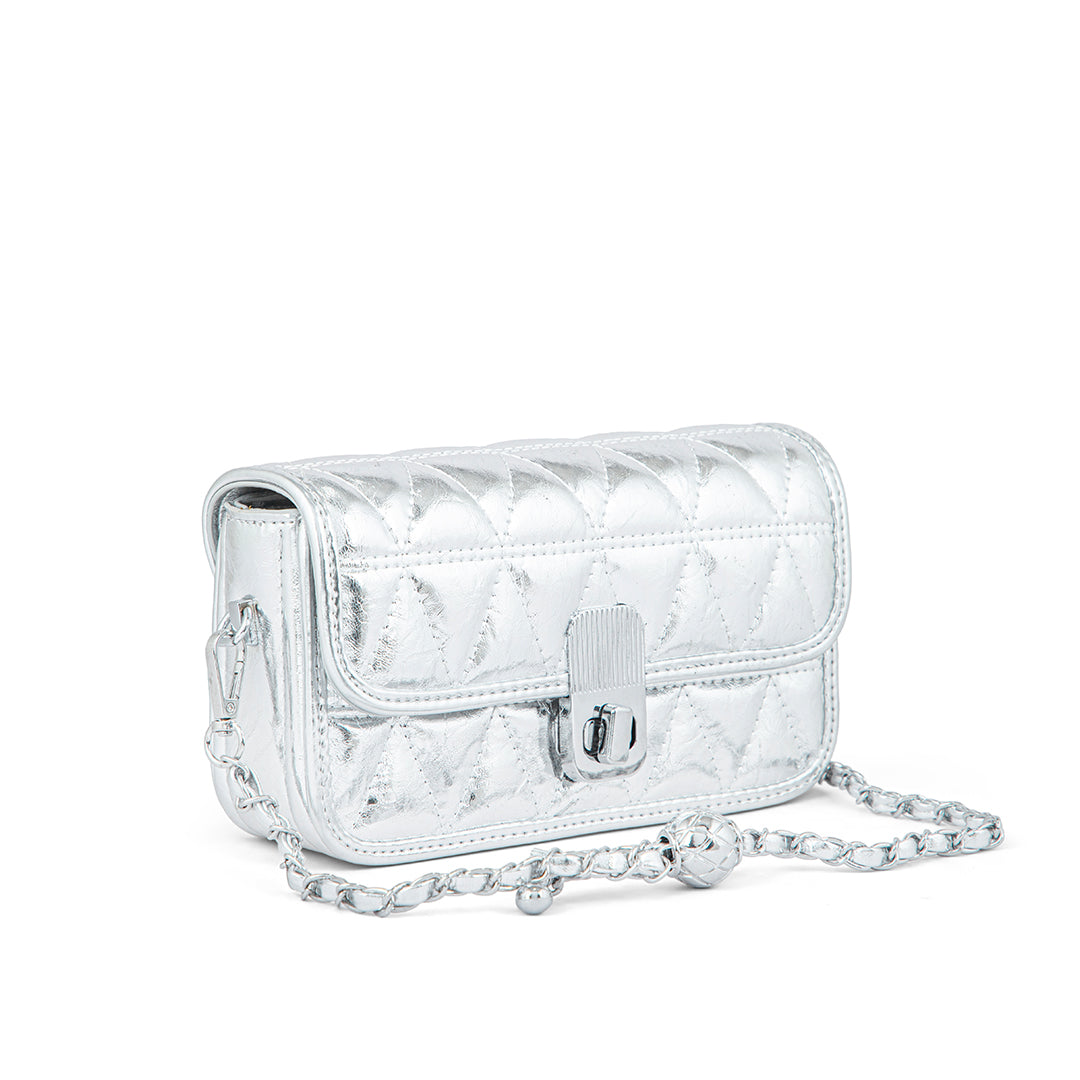Silver Formal Clutch P24121