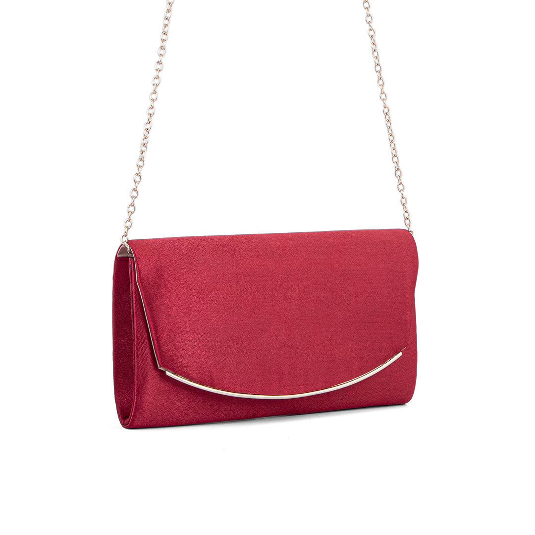 Maroon Fancy Clutch P24148