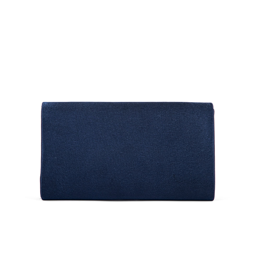 Navy Fancy Clutch P24148