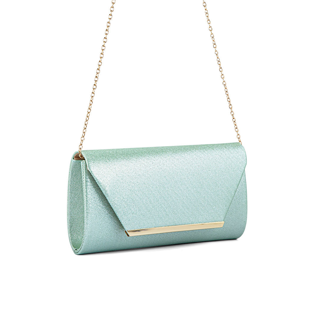 Green Fancy Clutch P24167