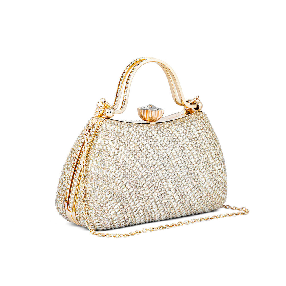 Golden Fancy Clutch P24186