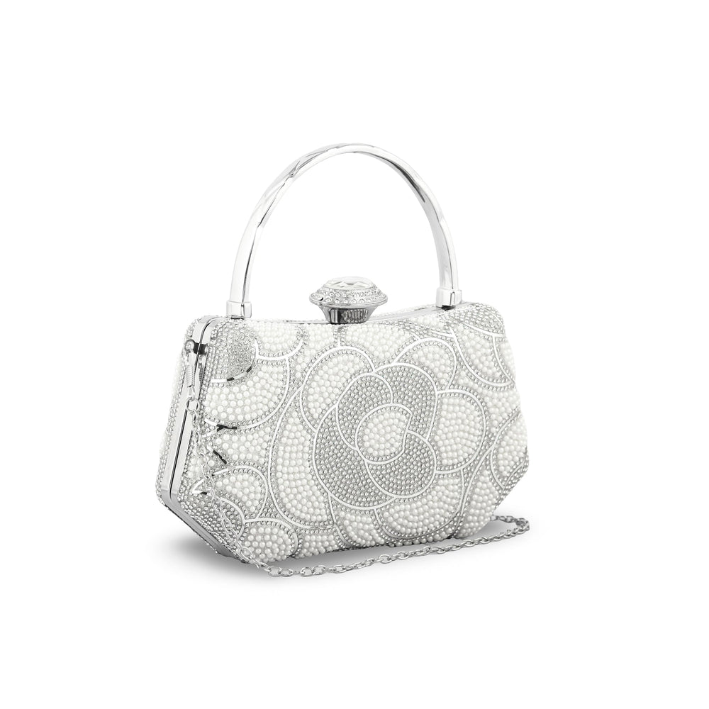 Silver Bridal Clutch p24252