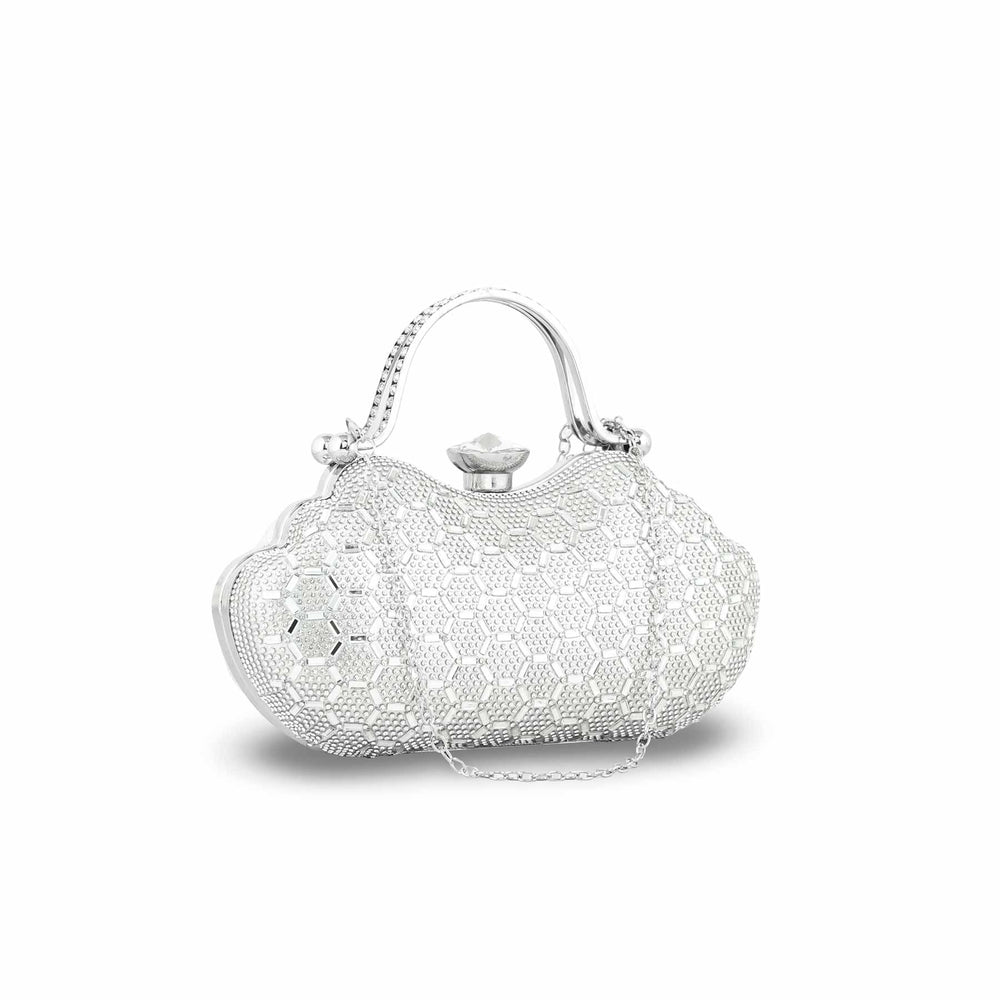 Silver Bridal Clutch p24261