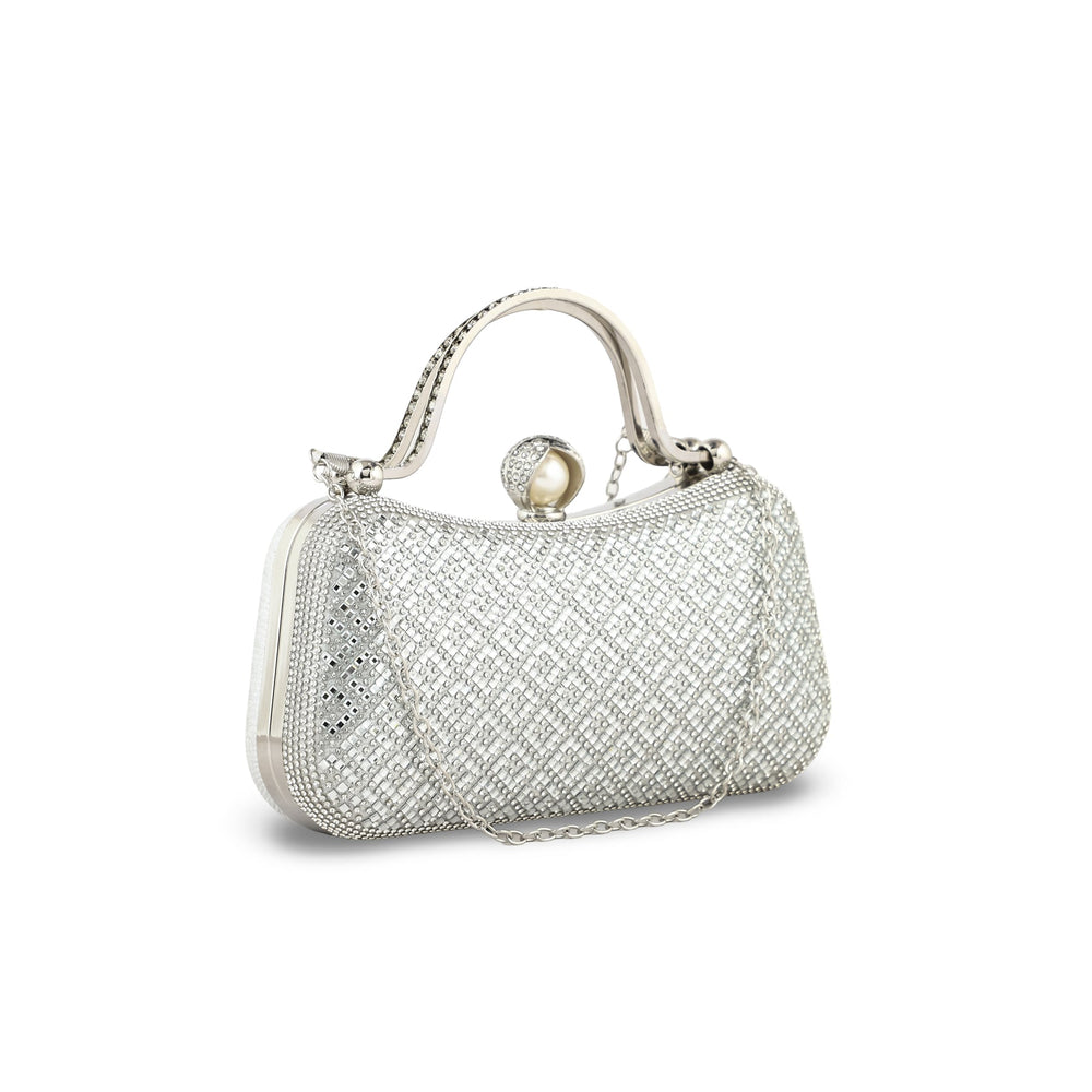 Silver Bridal Clutch p24263