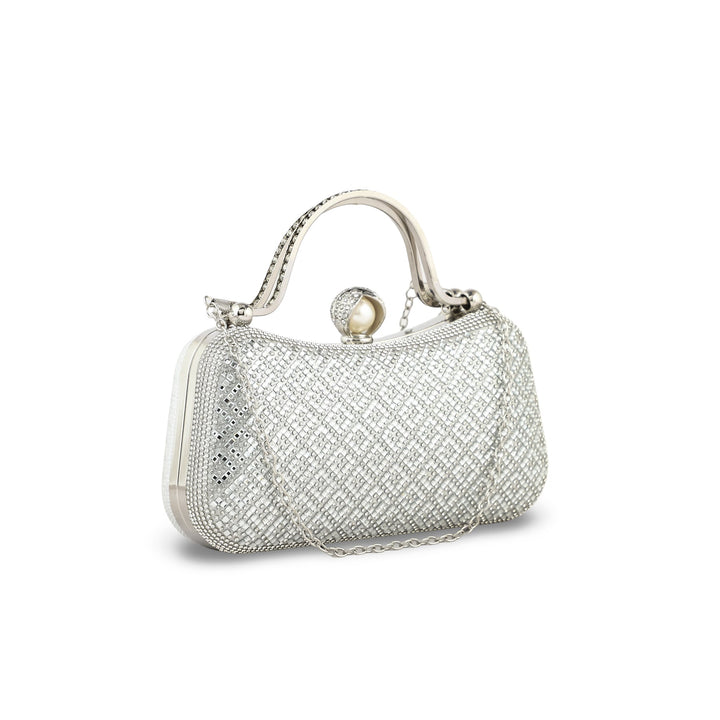 Silver Bridal Clutch p24263