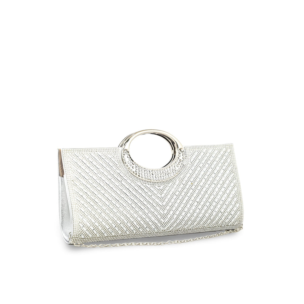 Silver Bridal Clutch p24266