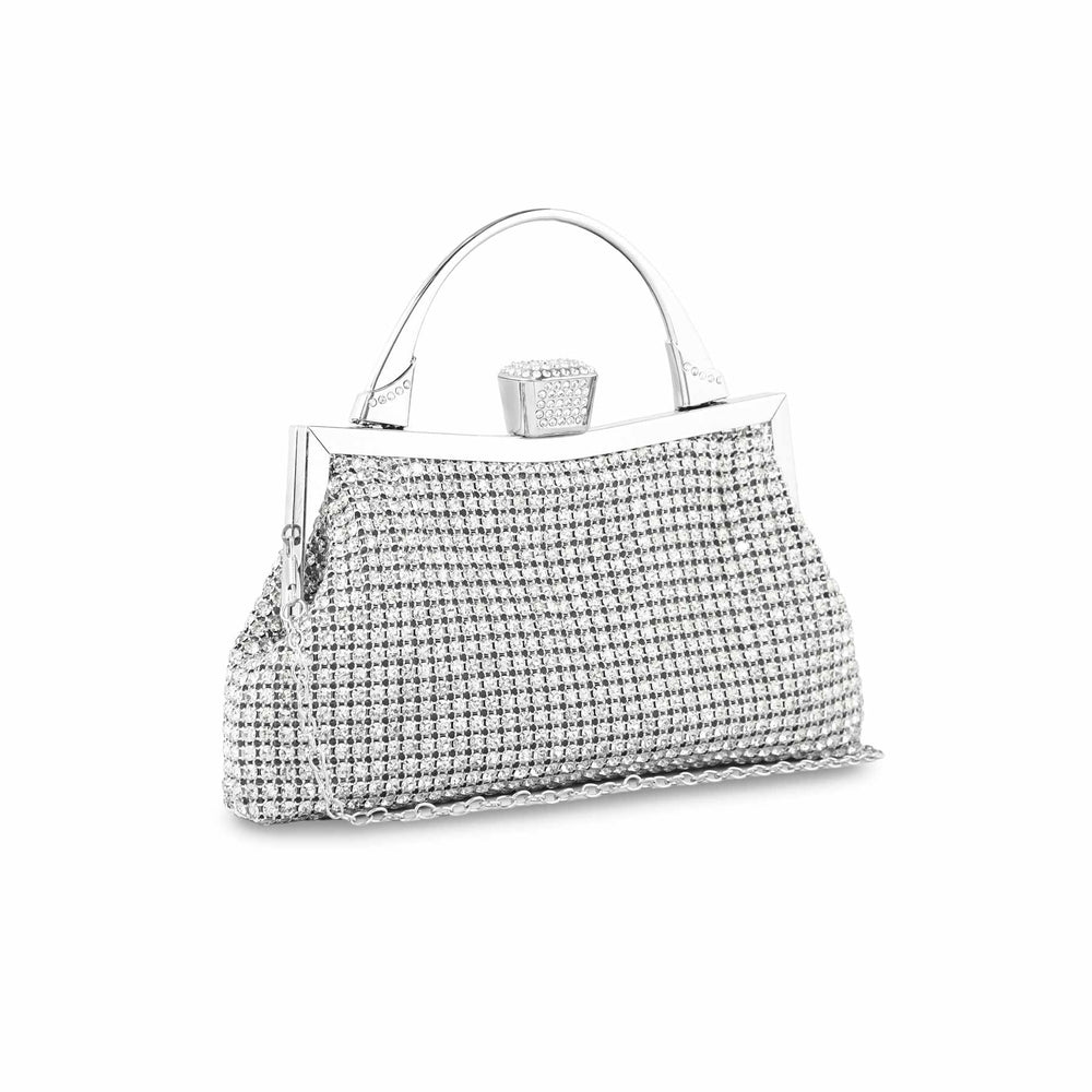Silver Bridal Clutch p24267