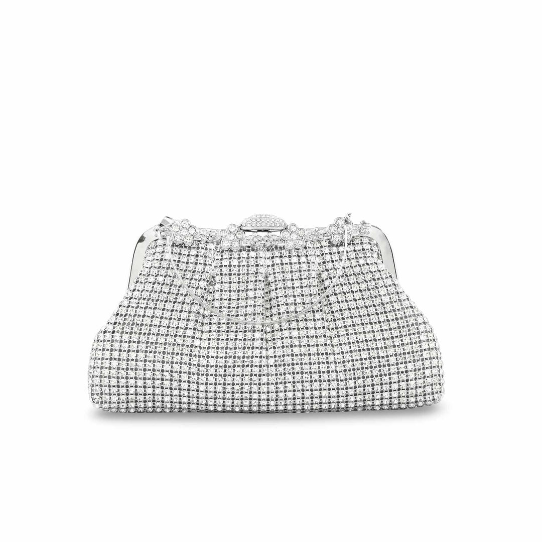 Silver Bridal Clutch p24269