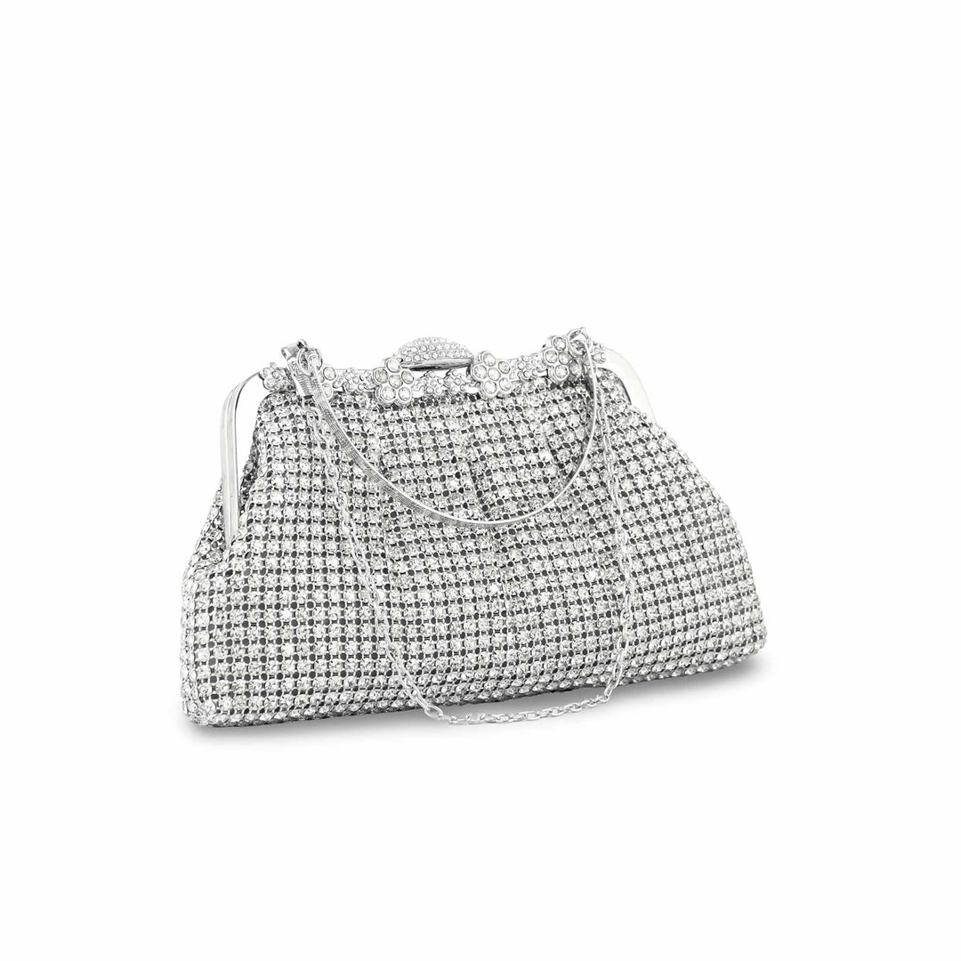 Silver Bridal Clutch p24269