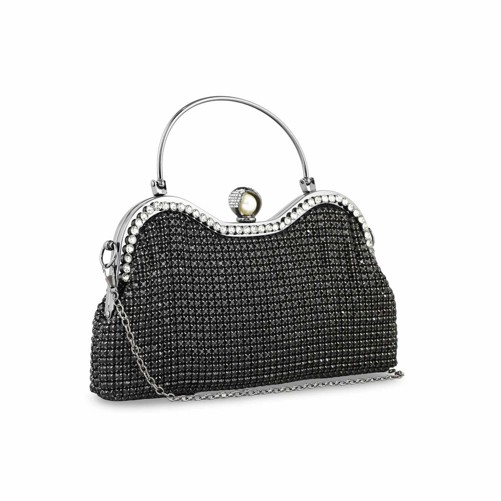 Black Bridal Clutch P24298