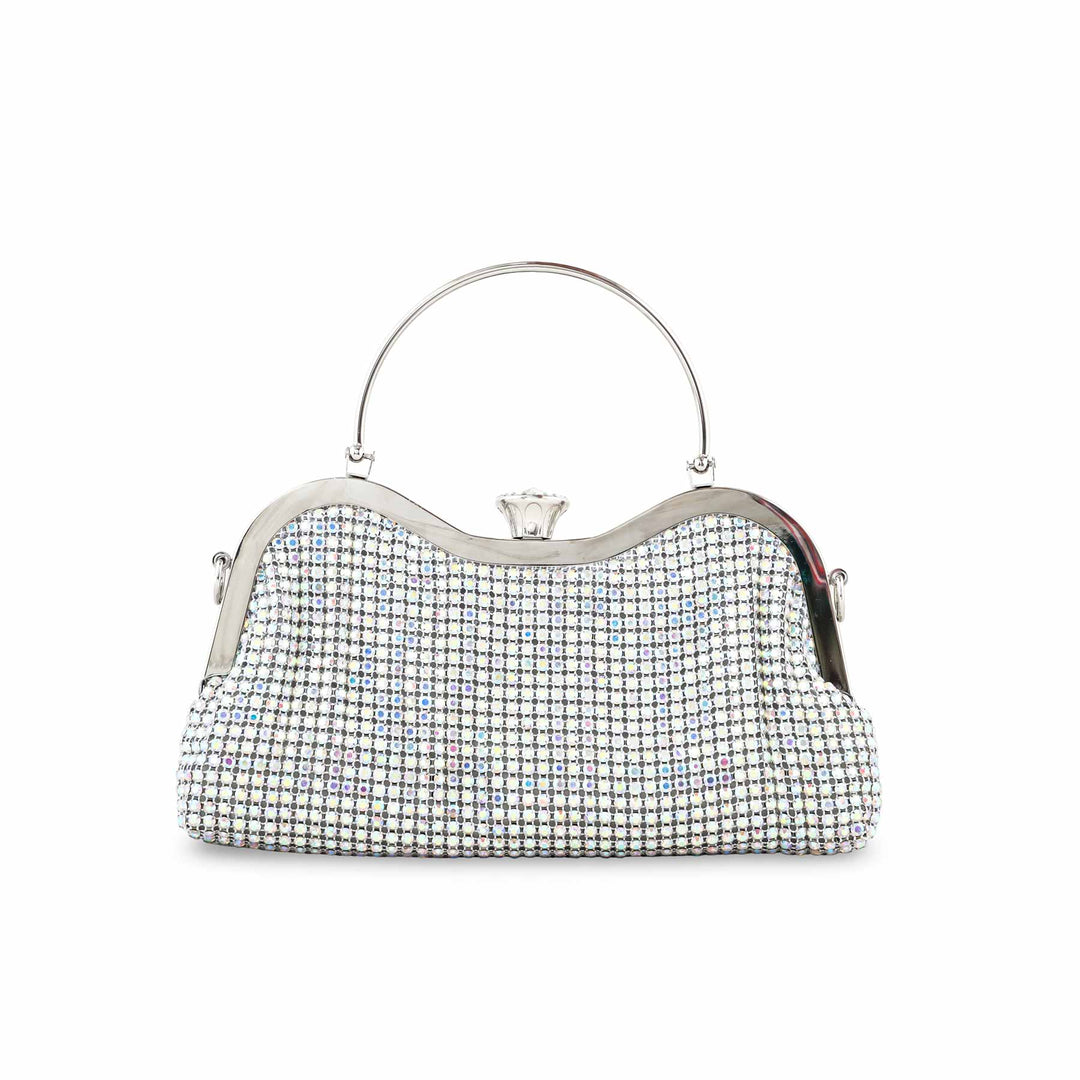 AB Silver Bridal Clutch P24300