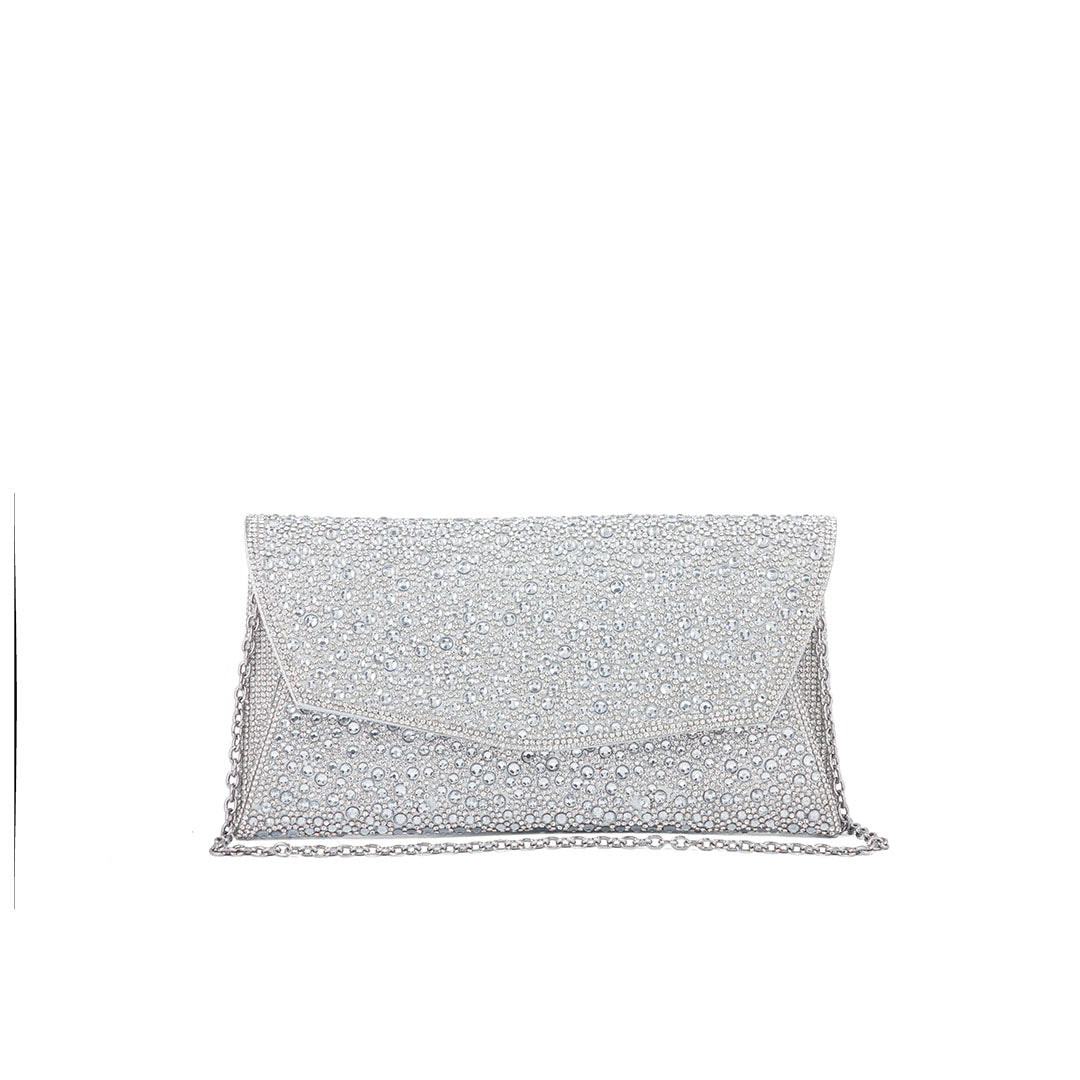 Silver Bridal Clutch P24323