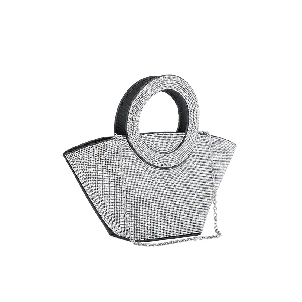 Black Fancy Hand Bag P24324
